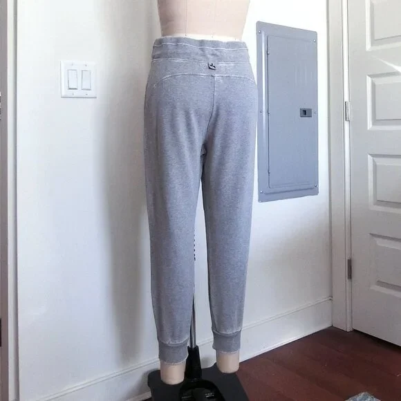JoyLab Gray Jogger Sweatpants Elastic Cuffs Pockets Size M - Picture 2 of 4